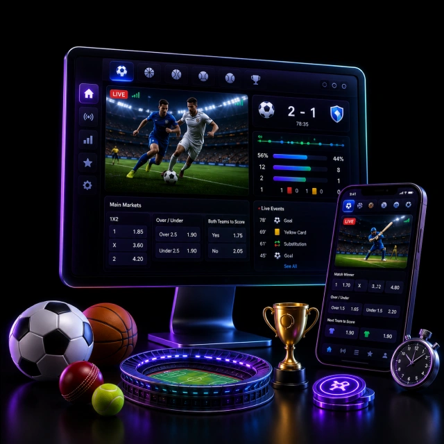 Integrated Sportsbook and Live Betting