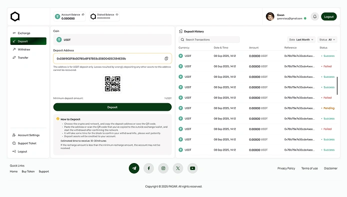 DEX Portfolio Screen 1