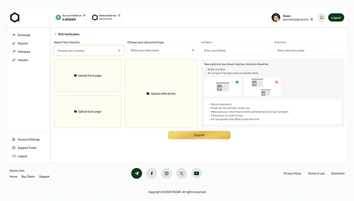 DEX Portfolio Screen 3