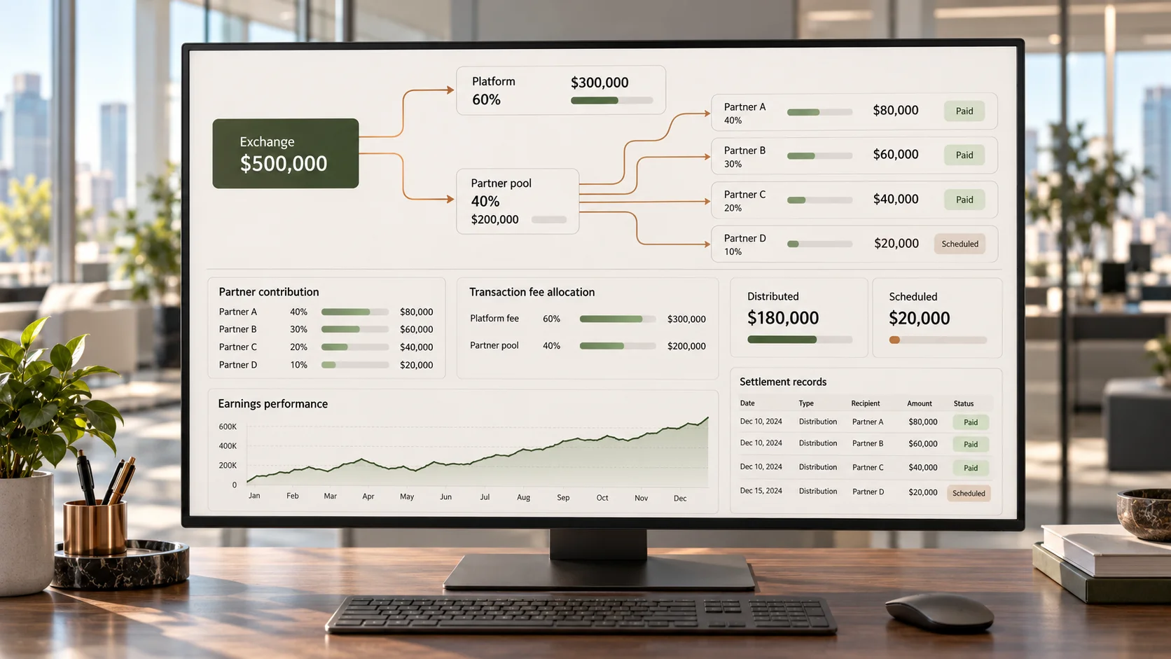 Revenue-Sharing Exchange